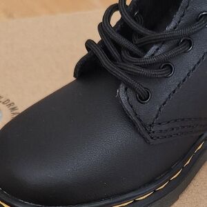 Dr. Martens Black Kids Boots